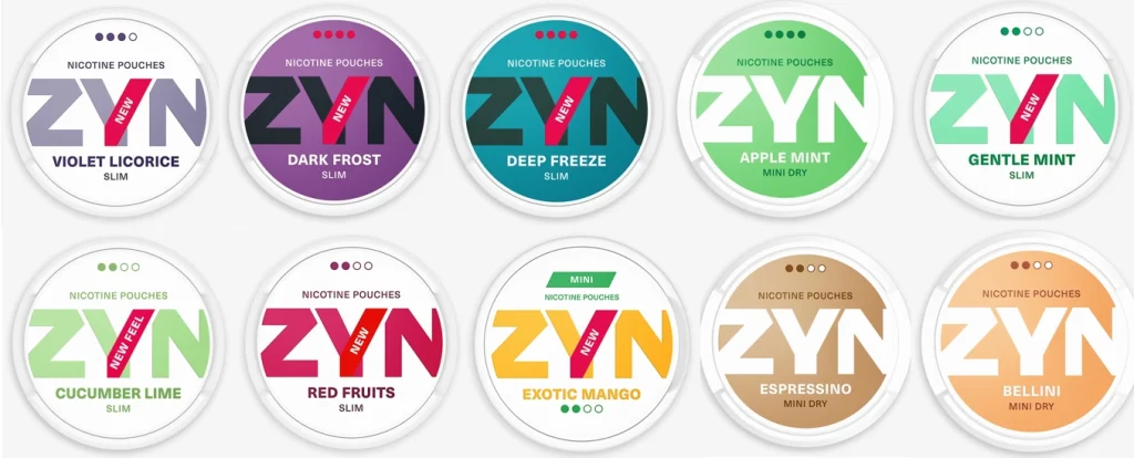 ZYN flavors Ranked
