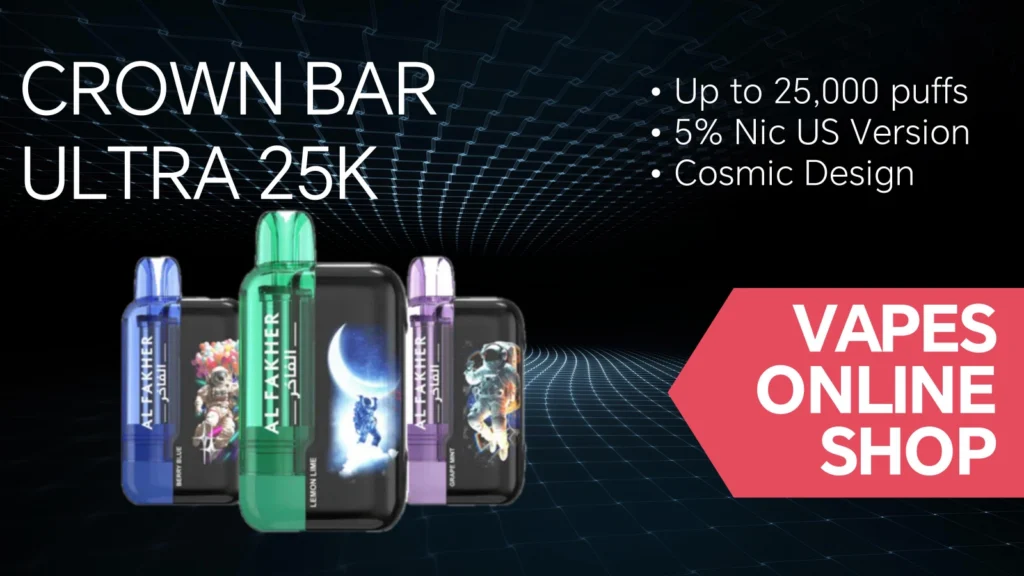 Al Fakher Crown Bar Ultra 25K Disposable Vape 4 Al Fakher Crown Bar Ultra 25K