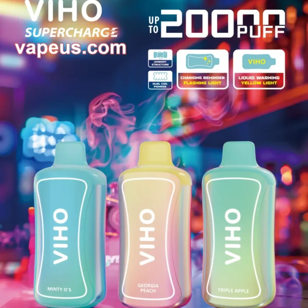 VIHO Supercharge 20,000 Puffs Disposable