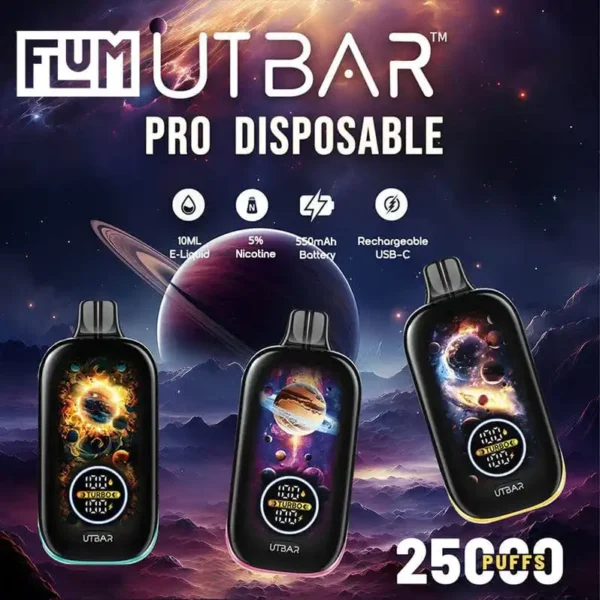 Flum UT Bar Pro 25000 - 5% Nic- 25000 Puffs