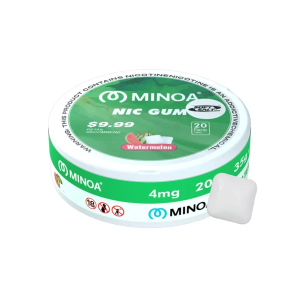 MINOA Nic Chewing Gum-MINOA Nicotine Gum 10Pack