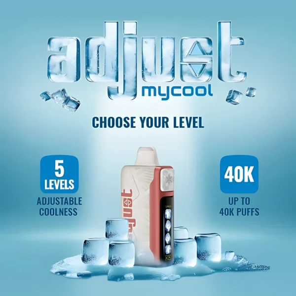 Adjust MyCool 40K Disposable Vape - Adjustable Coolness - 40,000 Puffs