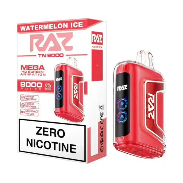 Watermelon Ice - RAZ TN9000 ZERO Nicotine