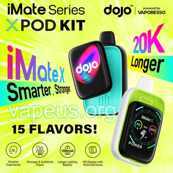 Dojo iMate X 20K Disposable Vape Kit - Dojo Vape Powered by Vaporesso