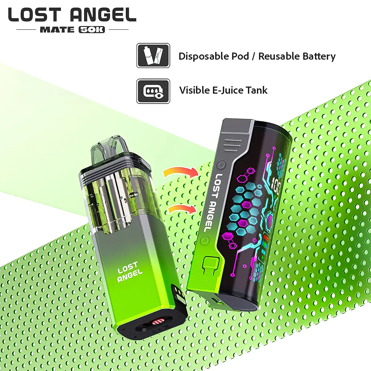 Lost Angel Mate 50K Disposable Pod | Lost Angel Pods (Battery Not Included) 1 Lost Angel Mate 50K Disposable Pod | Lost Angel Pods (Battery Not Included)