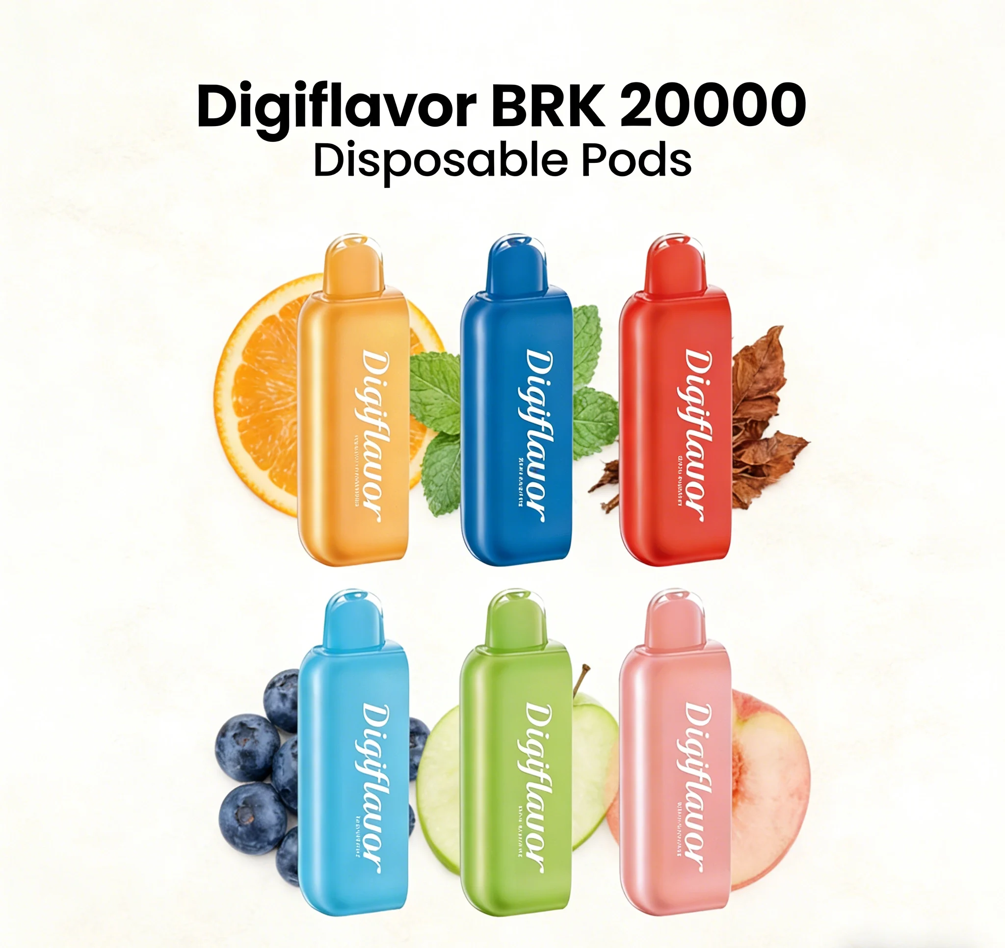 Digiflavor BRK 20,000 Puffs Disposable Pods 1 Digiflavor BRK Pods 20000 Disposable