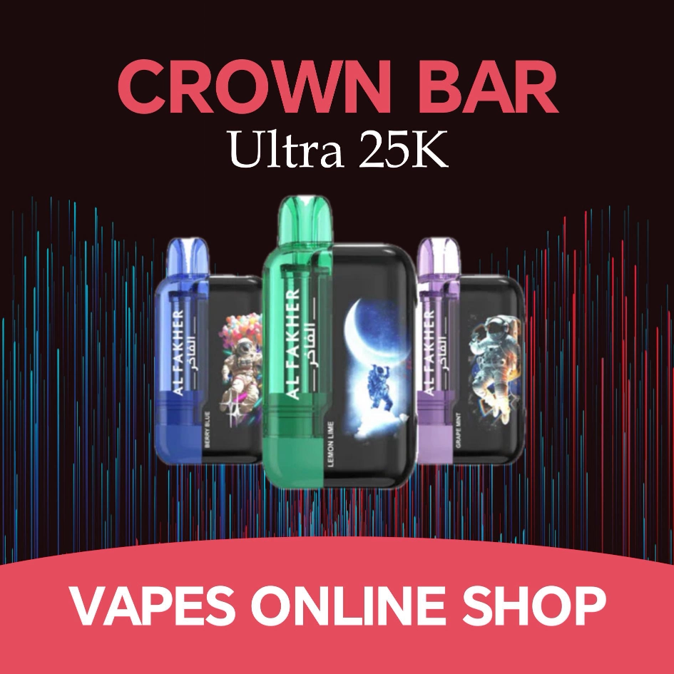 Al Fakher Crown Bar Ultra 25K Disposable Vape 1 Al Fakher Crown Bar Ultra 25K
