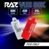 RAZ VUE 50K Replacement Pod 3 RAZ VUE 50K Replacement Pod