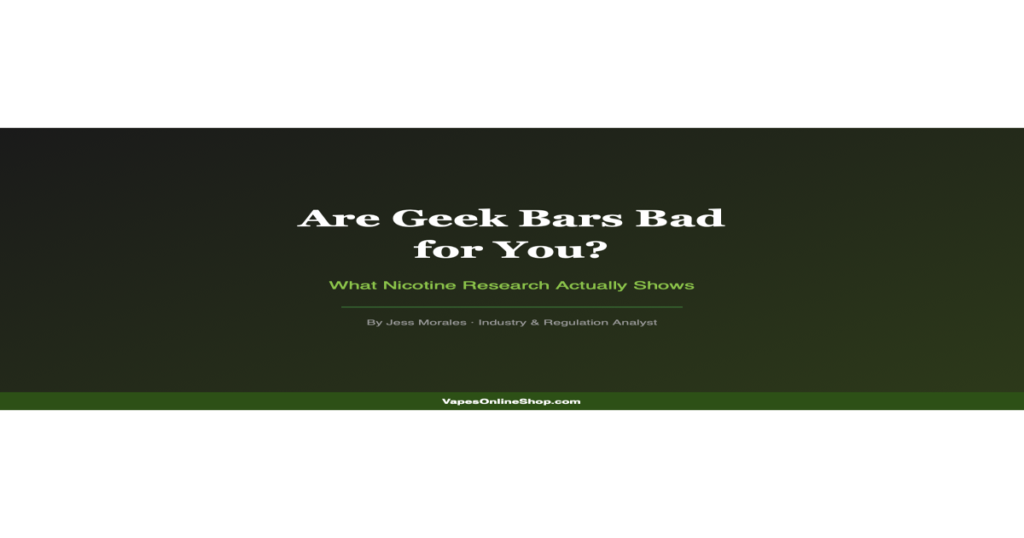 Are Geek Bars Bad for You - Health Risks Analysis