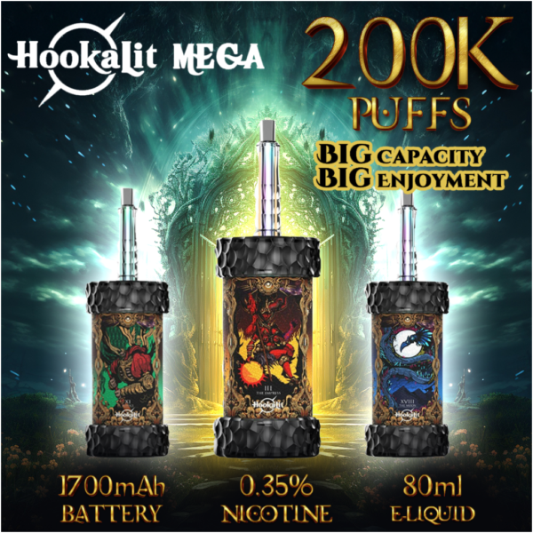 Olit Hookalit Mega 200K | E-Hookah Head 200000 Puffs